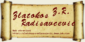 Zlatokos Radisavčević vizit kartica